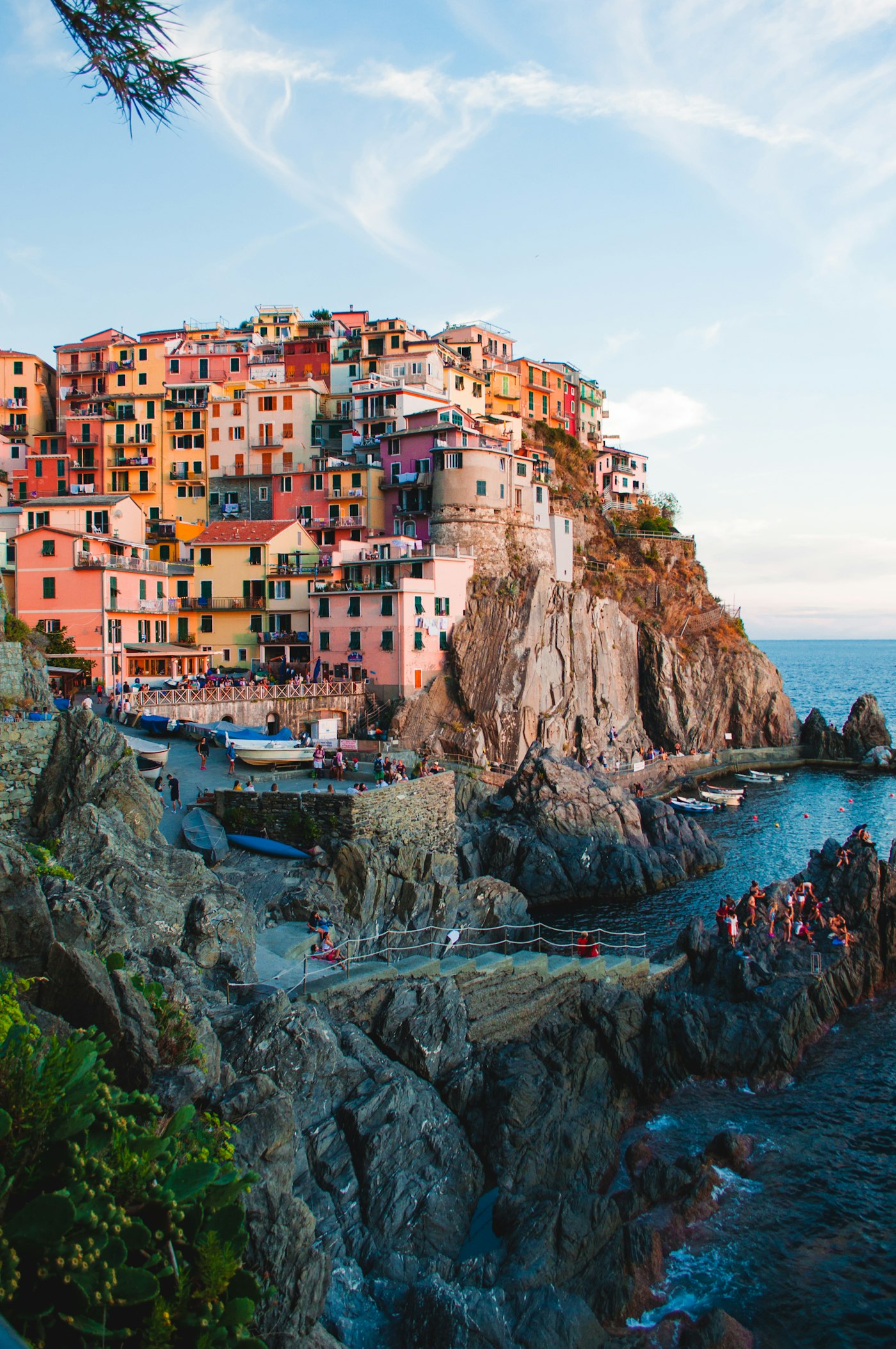 Coastal town on the Mediterranean